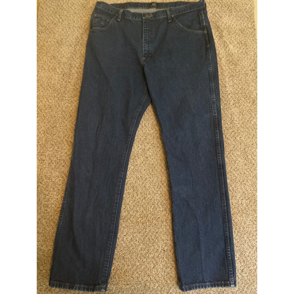 Wrangler‎ Mens Jeans 40x32 Blue 47MWZ Premium Performance Cowboy Cut Rigid Denim